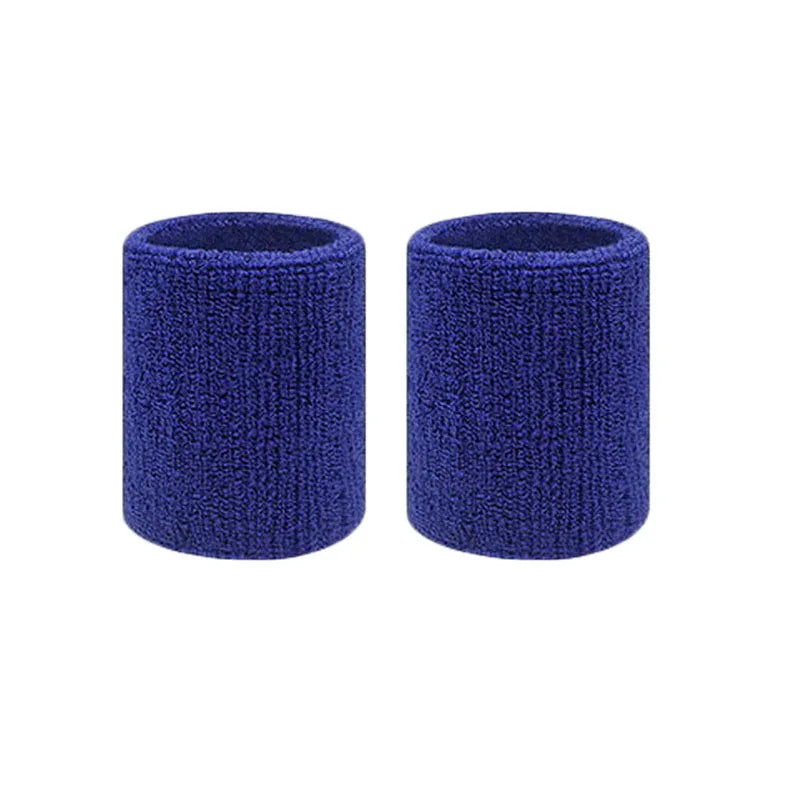 2 Stück Sport Schweißbänder – Schweißabsorbierende Tennis & Fitness Armbänder | Atmungsaktive Elastische Handgelenkbänder für Damen & Herren