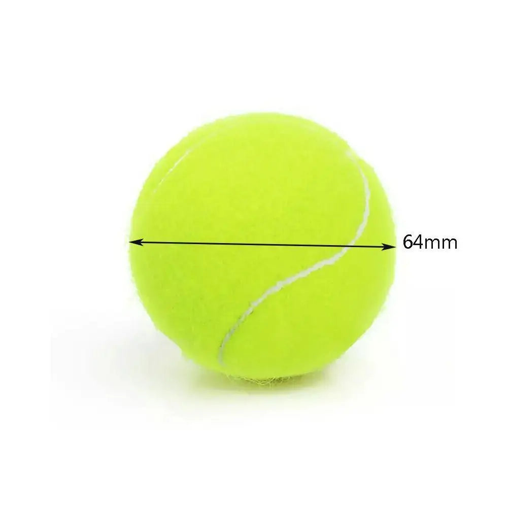(3er Set) Hochelastische Tennis Trainingsbälle – Strapazierfähiger Elastikfaser-Gummiball für Wettkampf, Training & Outdoor Übungen Kaufschwan®