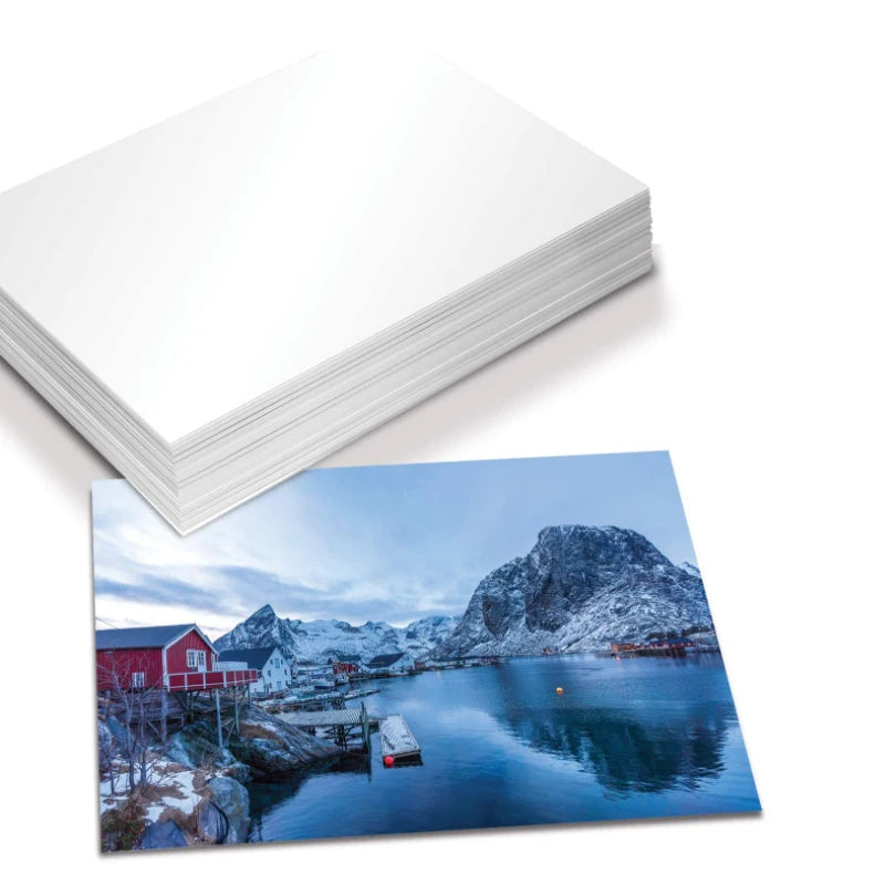 A4 Glänzendes Fotopapier – 100 Blatt Hochglanz Schnell Trocknend | 160g / 120g für Canon, Epson, HP Inkjet-Drucker Kaufschwan®
