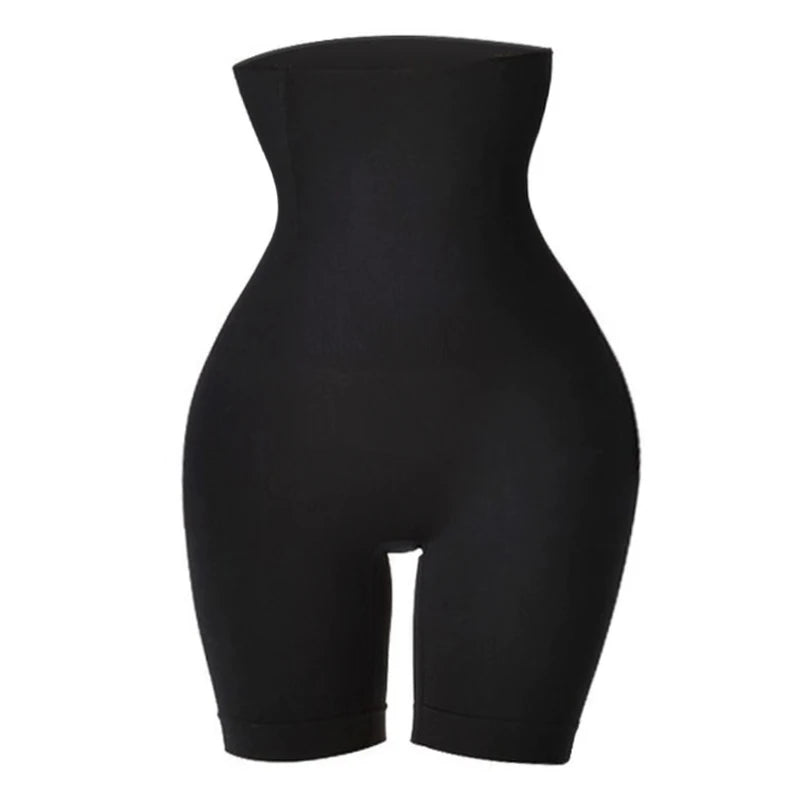Damen High Waist Shaper Hose – Po-Lifting Figurformende Shorts, Postpartum Bauchweg Shapewear & Taillentrainer Kaufschwan® Schwarz XS S