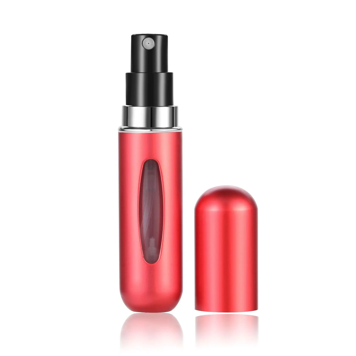5ml Perfume Refill Bottle Portable Mini Refillable Spray Jar Scent Pump Empty Cosmetic Containers Atomizer for Travel Tool Hot Kaufschwan® Rot 5ml