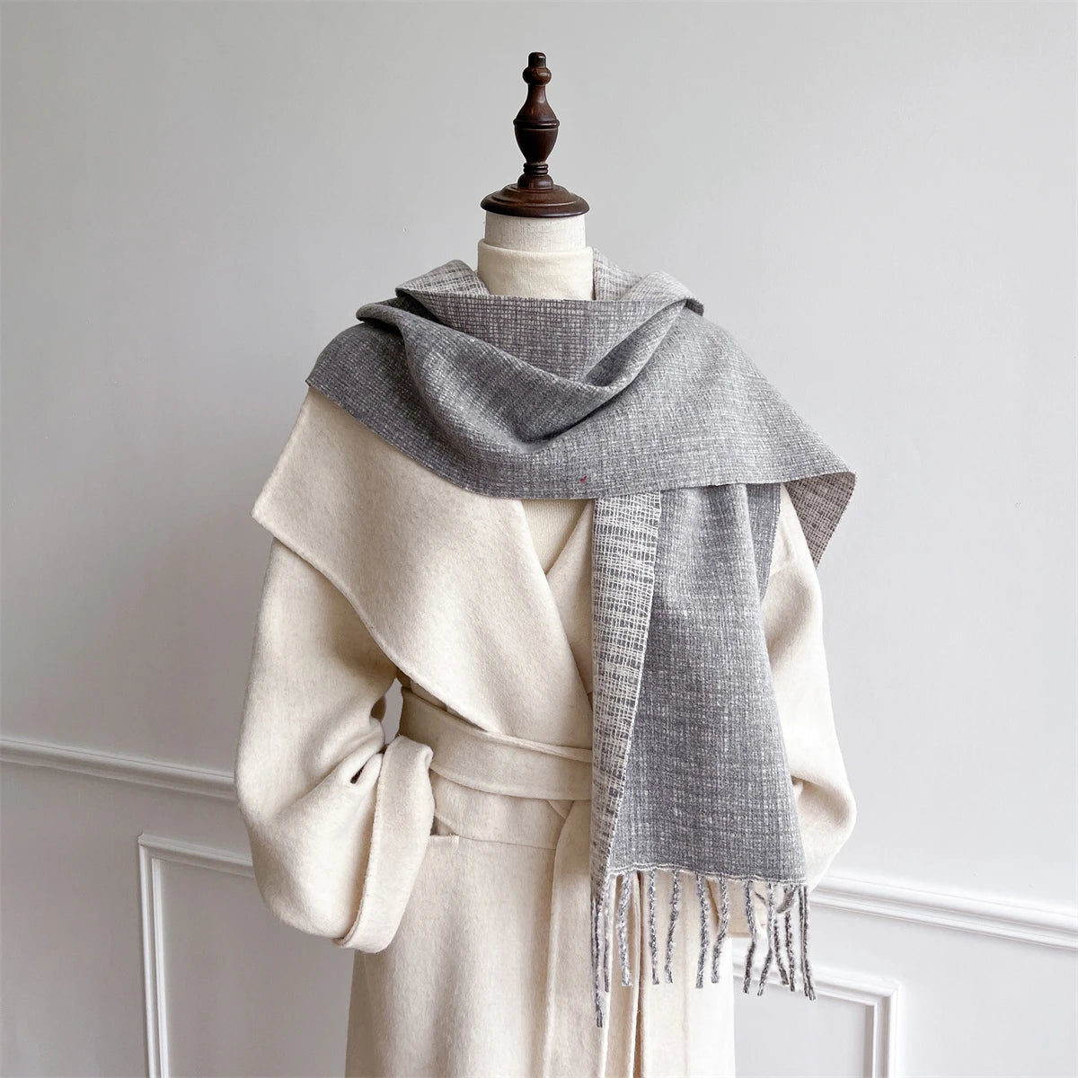 Luxus Damen Schal | Winter Warmer Schal Umschlagtuch & Stola | Pashmina Foulard, Bandana & Decken Poncho