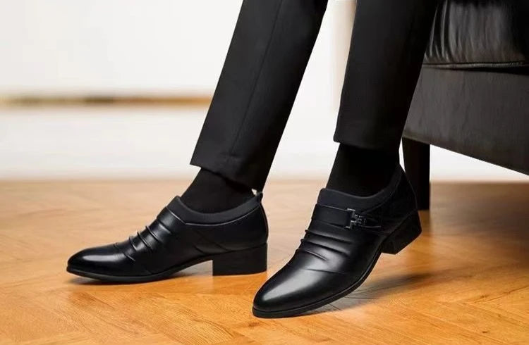 Herren Formelle Spitzschuhe – Hochwertige Luxus-Businessschuhe | Eleganter Stil für Herbst & Winter zum Günstigen Preis Kaufschwan®