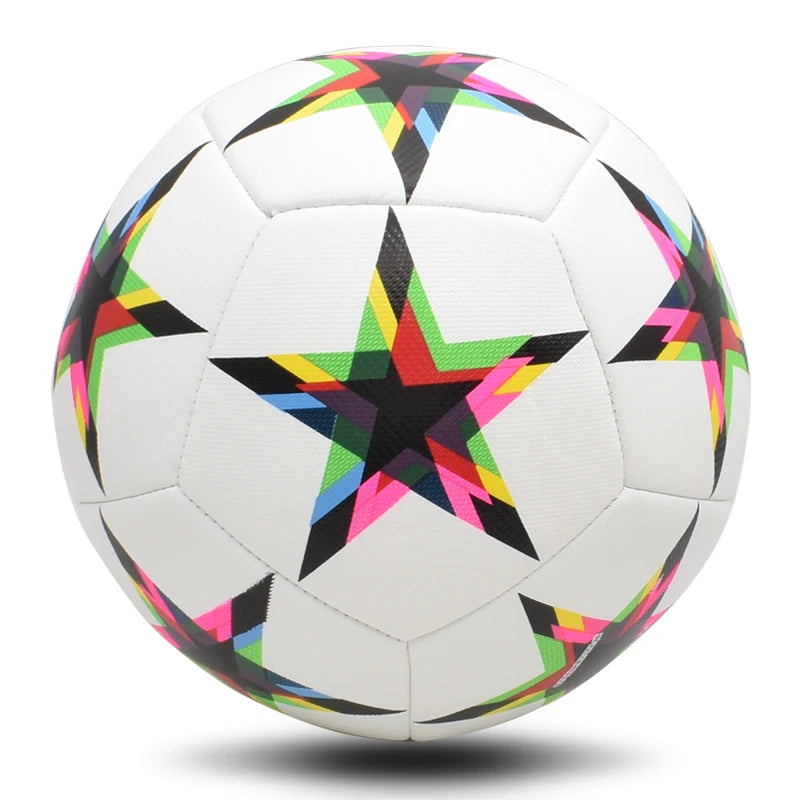 Professioneller Fußball Größe 5 – Hochwertiger Weicher PU Fußball | Outdoor Sport, Liga & Trainingsspiel Kaufschwan®