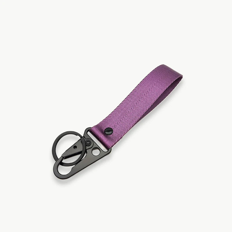 Personalisierter Schlüsselanhänger fürs Handgelenk – Mit eigenem Text oder Logo | Lanyard mit Clip für Auto & Motorrad, Unisex Design