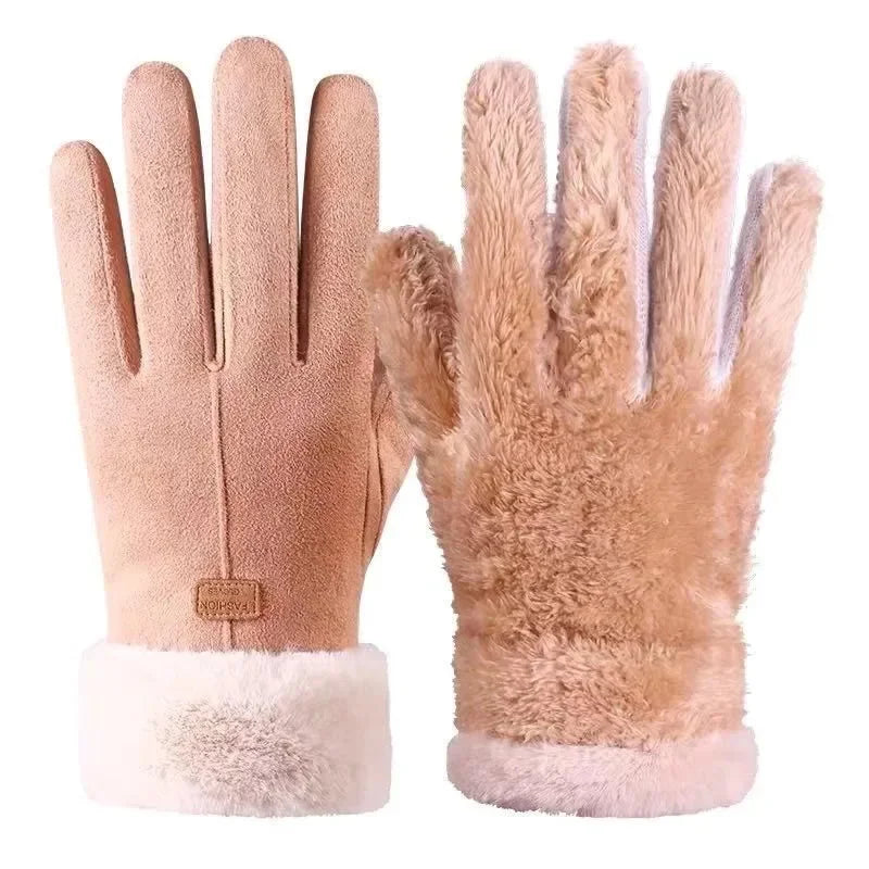 handschuhe mit fleecefutter damen Damen Winterhandschuhe – Warme Touchscreen Thermo-Handschuhe mit Fleec – Kaufschwan®