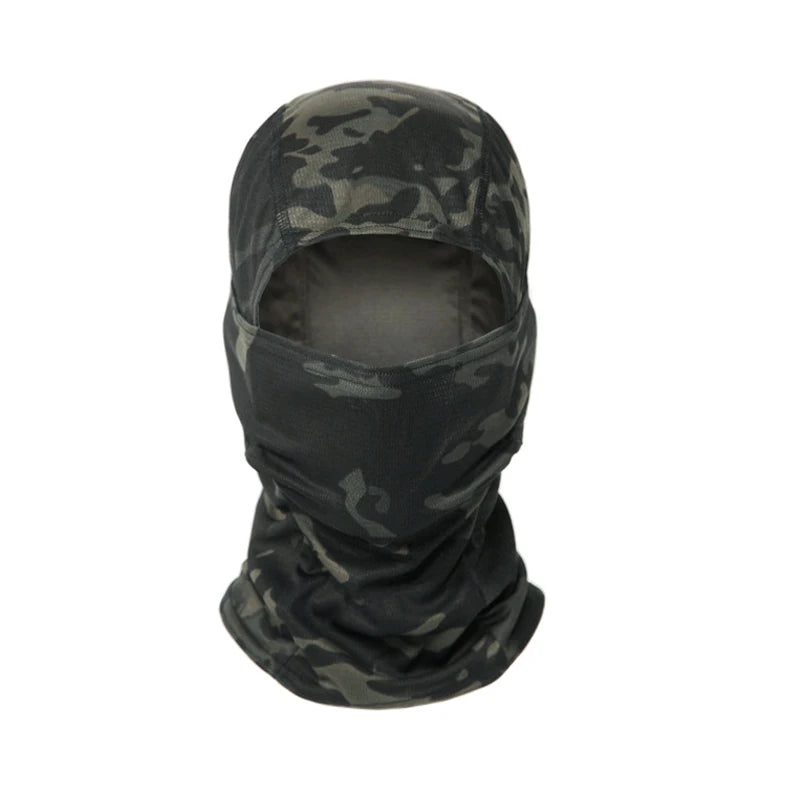 Camouflage Balaclava Mütze – Vollgesichtsmaske für Radfahren, Jagd & Outdoor Sport | Skimaske Motorrad Helm Unterziehmütze