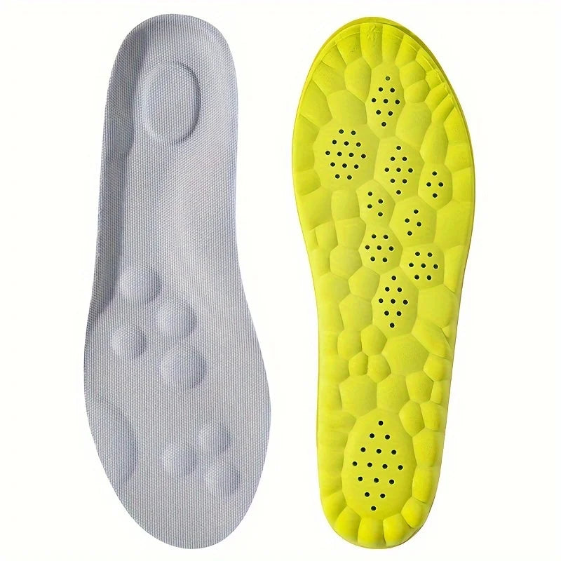 Latex Sport Einlegesohlen – Weiche Orthopädische Fußgewölbestütze | 1/2/4 Paar | Atmungsaktive & Geruchshemmende Schuheinlagen Kaufschwan® Grün EU39-40