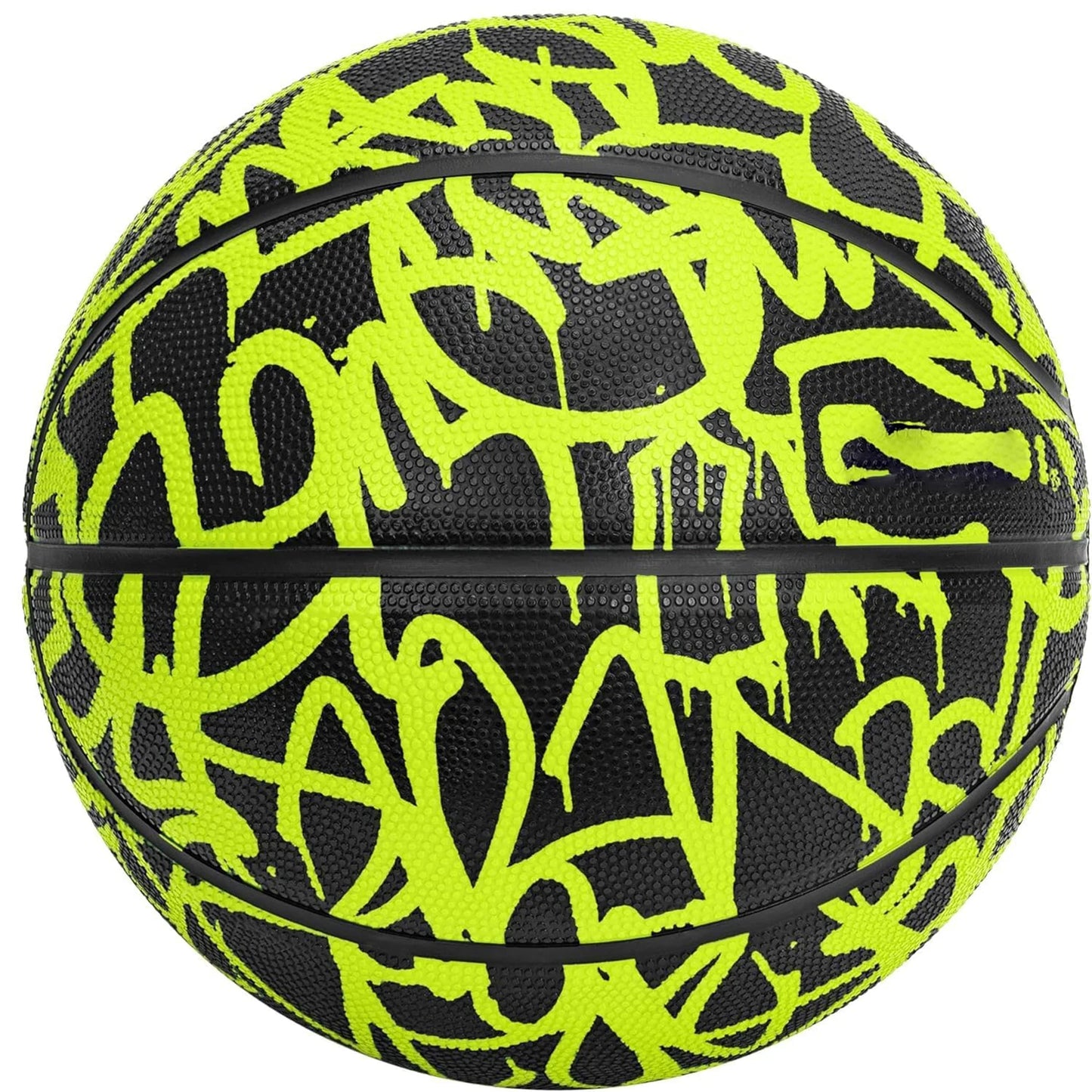 Professioneller Gummibasketball Größe 7 – Langlebiger Outdoor Trainingsball für Erwachsene & Jugendliche | Sportball für Asphalt- & Betonplätze