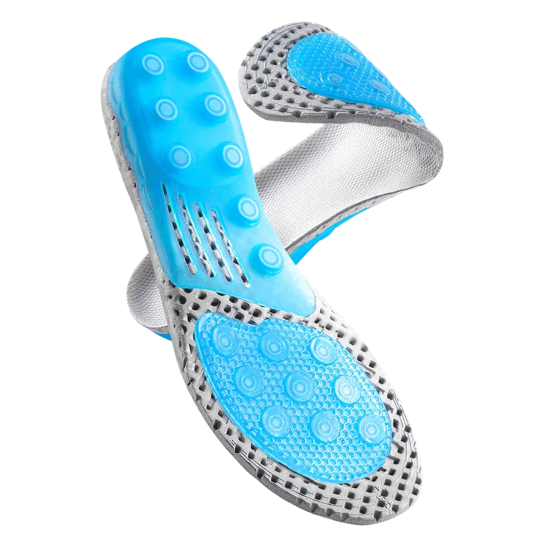 Silikon Orthopädische Schuhsohlen Einlegesohlen | EVA Feder Fußgewölbe-Unterstützung bei Plattfüßen & Plantarfasziitis Kaufschwan®