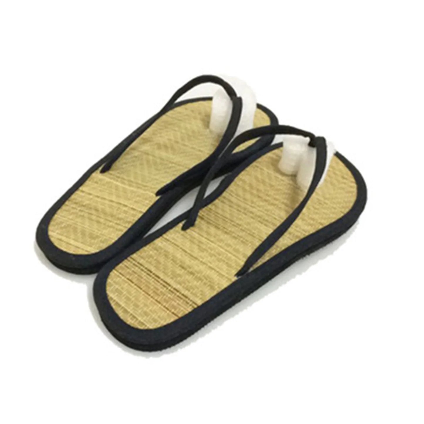 Damen Flache Flip-Flops | Bequeme Rutschfeste Bambus-Rattan Sandalen | Hausschuhe für Bad & Alltag Kaufschwan®