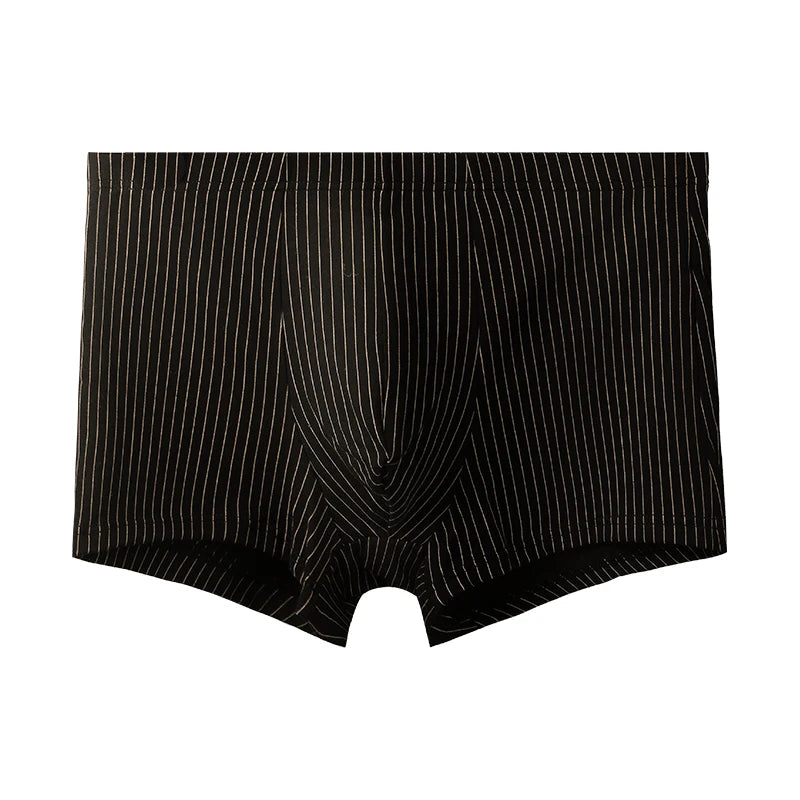 Herren Boxershorts aus Reiner Baumwolle | Einfach, Atmungsaktiv & Bequem | Sommerunterwäsche für Jungen & Männer Kaufschwan® Schwarz L