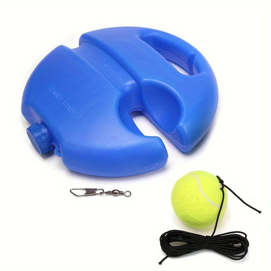 Tennis Trainer Rebounder Set mit 1 Tennisball – Selbsttrainingsgerät für Anfänger & Profis Kaufschwan®