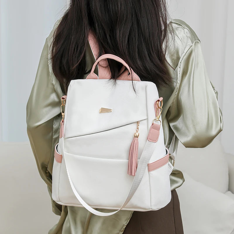 Damen Rucksack Mode | Wasserdicht Weiches Leder Schul- & Reiserucksack Kaufschwan®