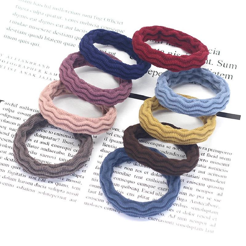 20 Stück Hoch-Elastische Modische Haargummis | Jacquard-Muster Haarbänder | Stilvolle Damen Haaraccessoires Kaufschwan® Set 1 20er Set