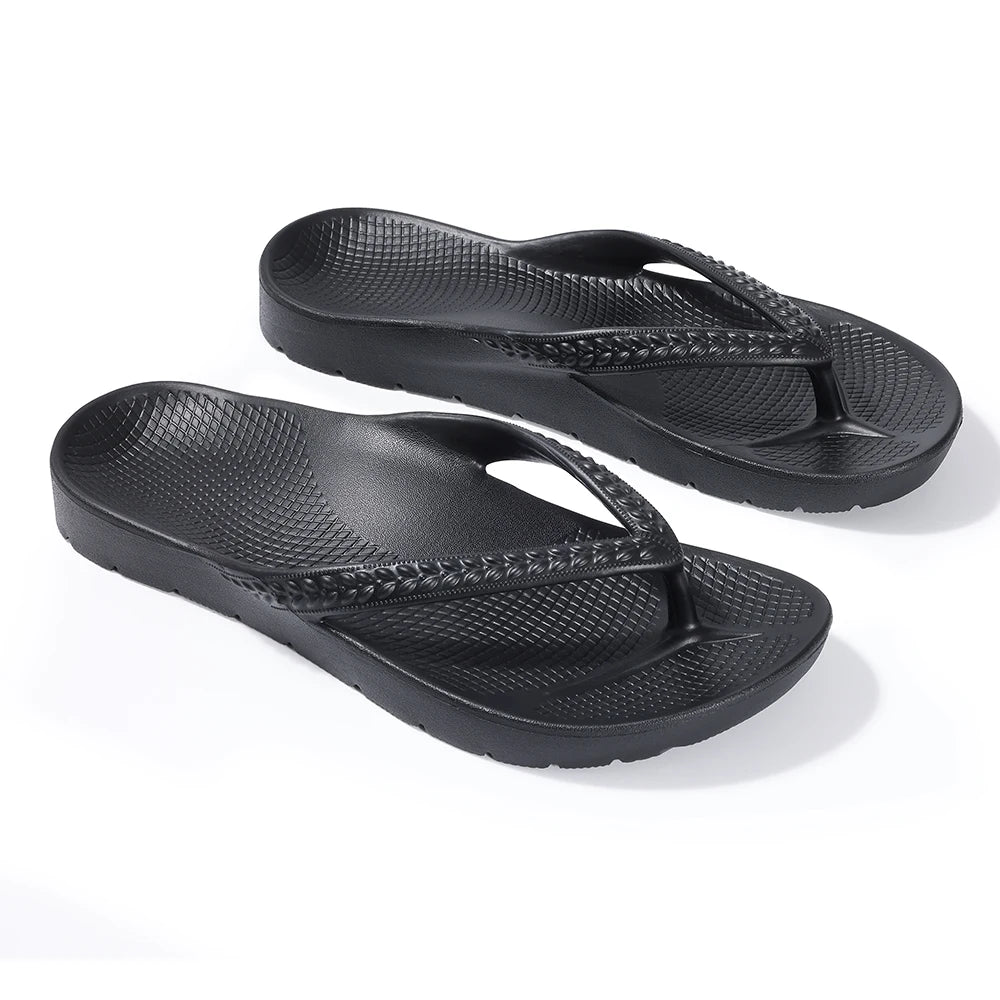 Flip-Flops für Herren | Sommer-Orthopädische Sandalen | Plantarfasziitis-Linderung | Weiche, Leichte Hausschuhe Kaufschwan®