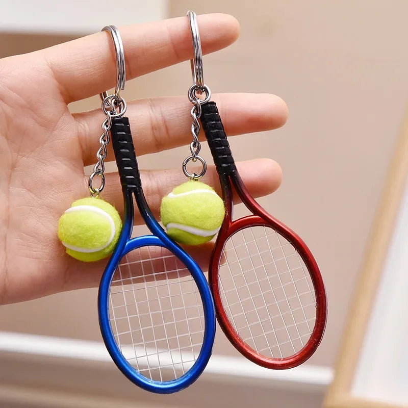 1 Stück Mini Tennis Schläger Schlüsselanhänger – Süßer Sport Schlüsselring | Geschenk für Tennisfans & Sportliebhaber Kaufschwan®