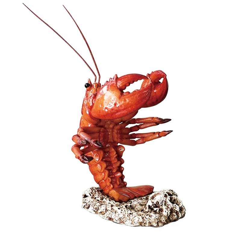 Hummer Weinflaschenhalter – Harz Langusten Flaschenständer | Maritime Küchen- & Bar Dekoration | Meeres-Themen Ornament