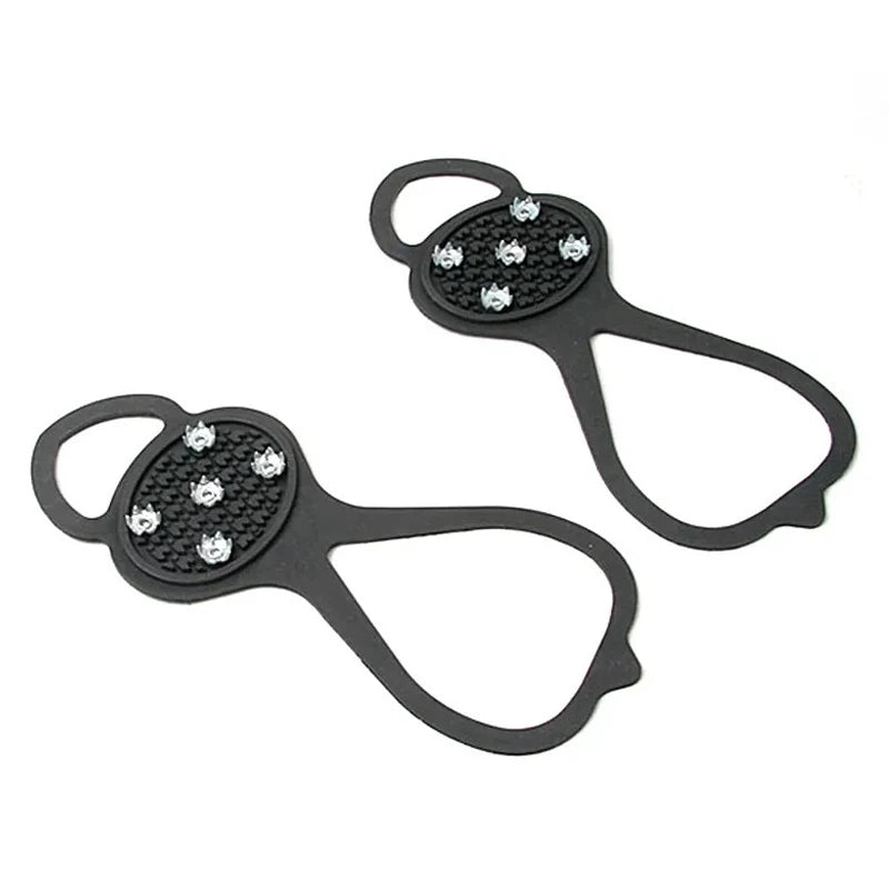 5/8-Zacken Eis Krallen Schuhüberzüge – Anti-Rutsch Spikes für Schuhe | Outdoor Wandern & Bergsteigen Schnee Steigeisen Kaufschwan®