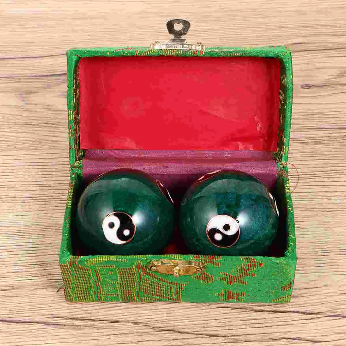 2 Stück Baoding Massagebälle – Gesundheits- & Akupressur-Bälle | Handtraining, Stressabbau & Muskelentspannung für Fitness & Therapie Kaufschwan®