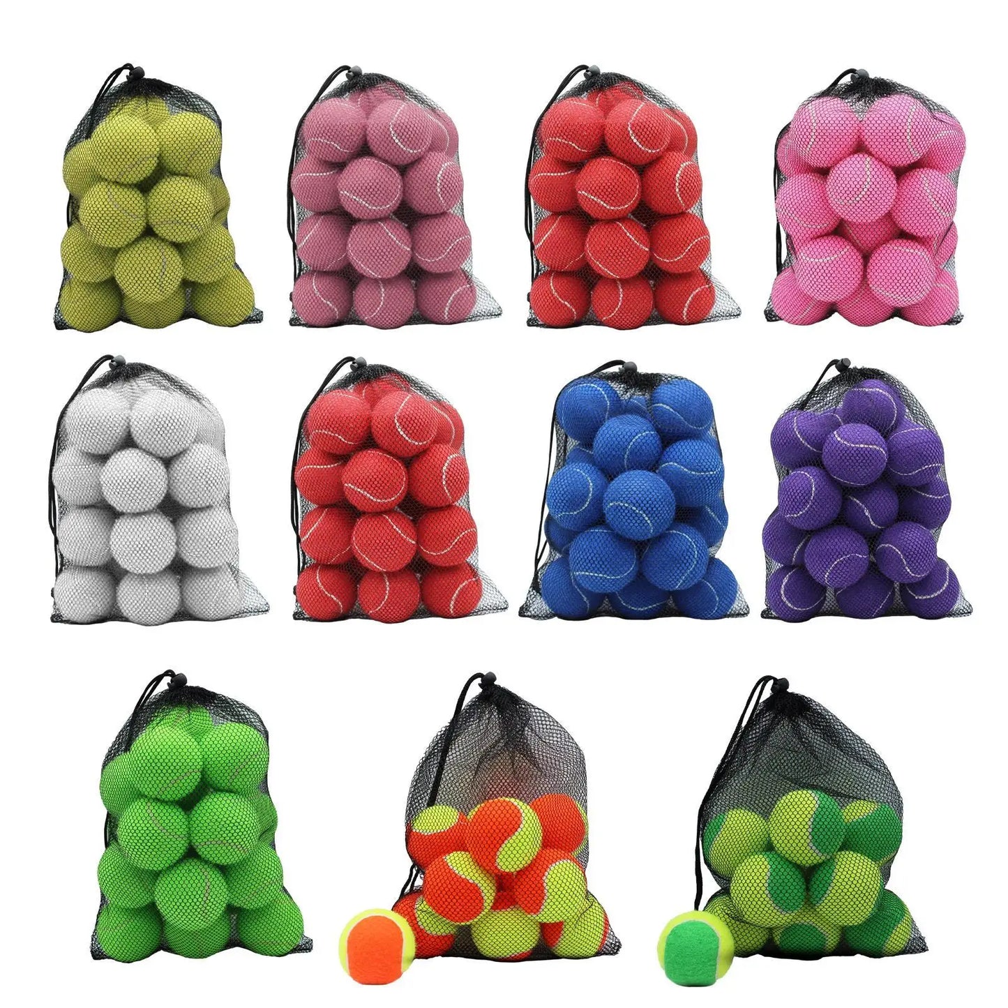 20er Pack Tennisbälle für Training & Übungen – Robuste 2,52" Standardgröße Bälle für Outdoor Sport & Tennistraining Kaufschwan®