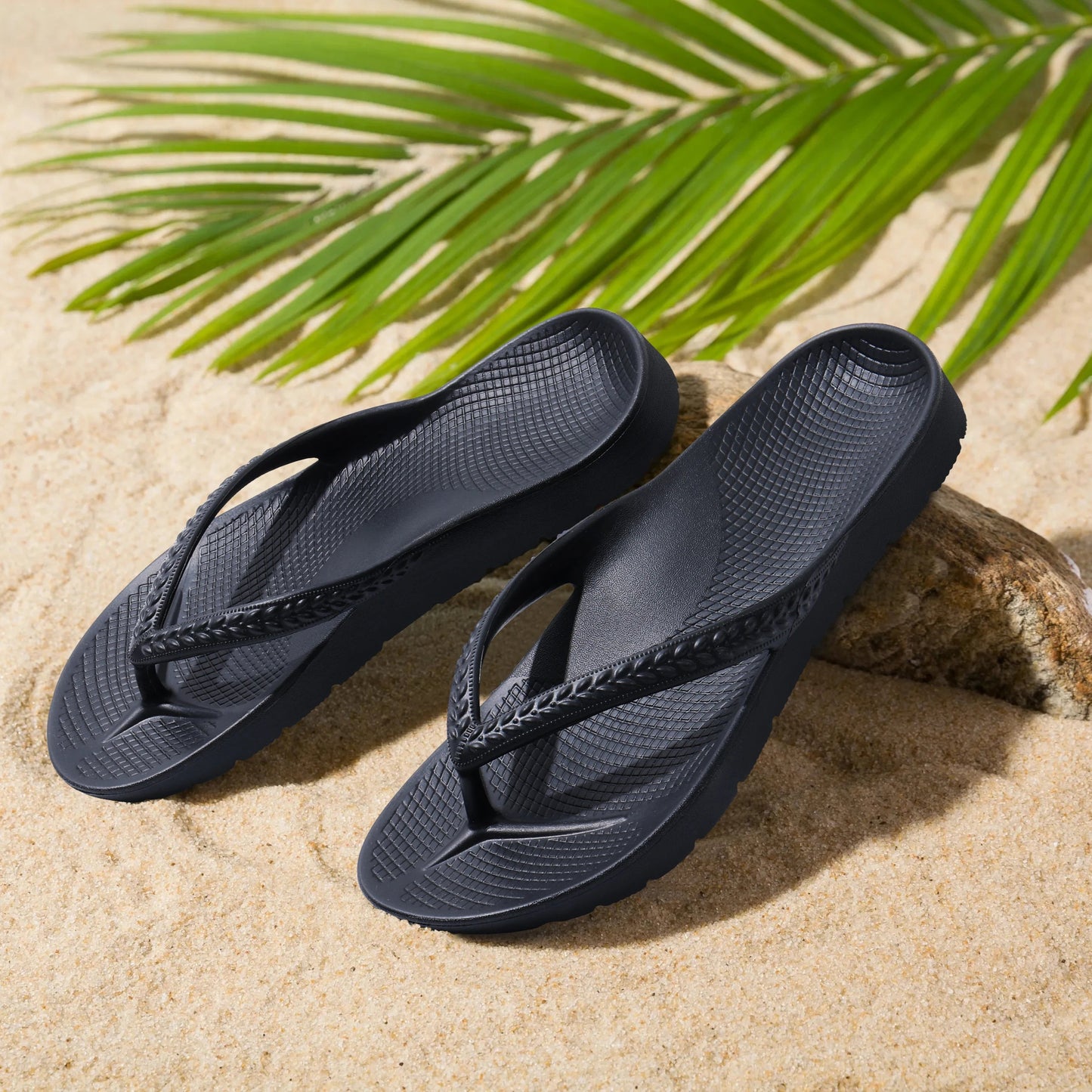 Flip-Flops für Herren | Sommer-Orthopädische Sandalen | Plantarfasziitis-Linderung | Weiche, Leichte Hausschuhe Kaufschwan®