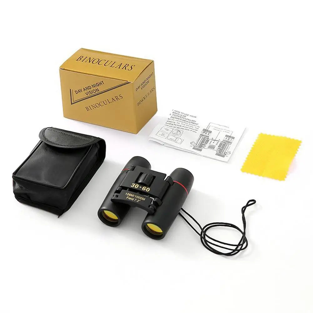 30x60 Kompakt-Zoom Fernglas – Faltbares HD-Mini-Teleskop mit großer Reichweite für Camping & Outdoor-Reisen Kaufschwan®