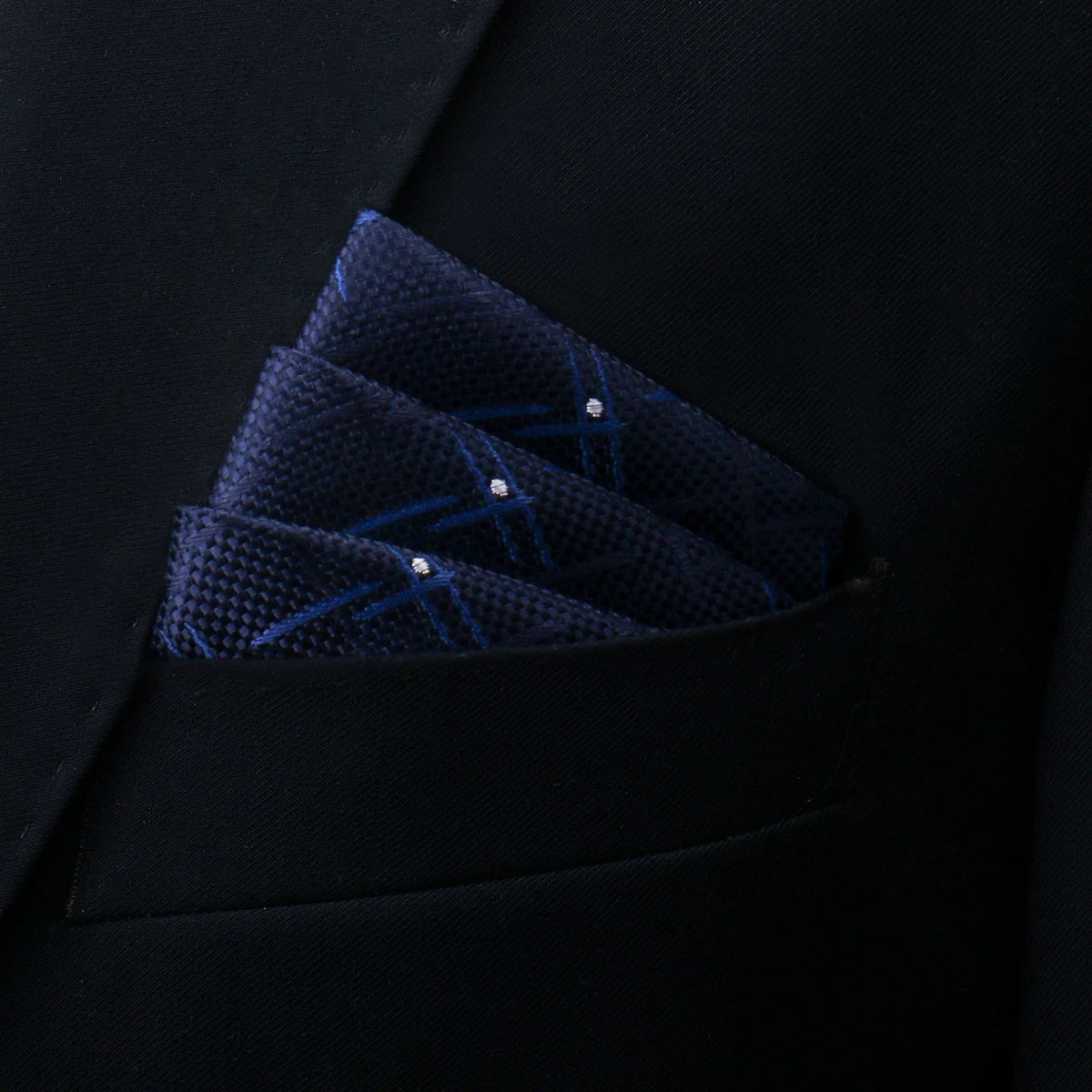 Neues Stil Herren Einstecktuch – Schwarzes Taschentuch Anzug Accessoire für Hochzeit, Party & Geburtstagsgeschenk Kaufschwan®