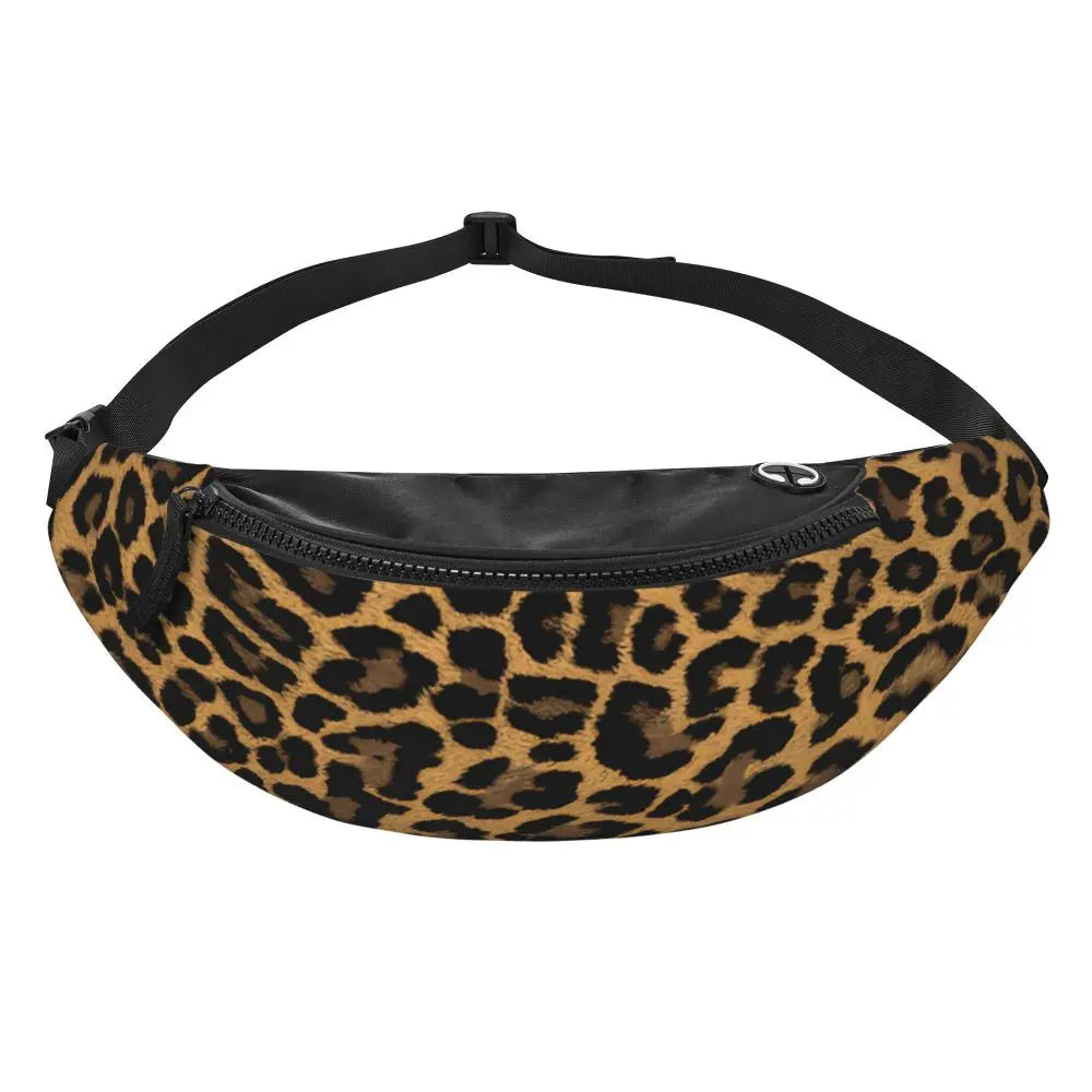 Leopardenmuster Gürteltasche – Unisex Hüfttasche | Cheetah Print Crossbody Bag für Laufen, Reisen & Handy