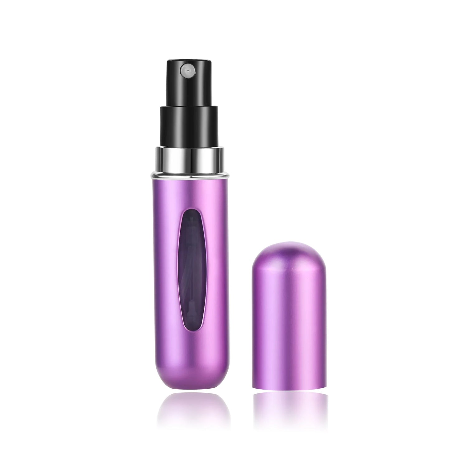 5ml Perfume Refill Bottle Portable Mini Refillable Spray Jar Scent Pump Empty Cosmetic Containers Atomizer for Travel Tool Hot Kaufschwan® Lila 5ml