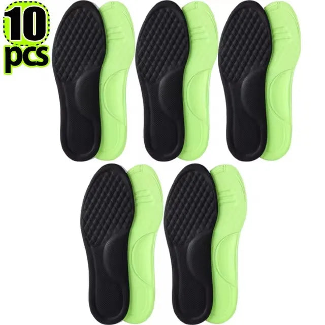 12/2 Stück Weiche Memory Foam Orthopädische Einlegesohlen | Deodorierend & Antibakteriell für Sport & Alltag Kaufschwan®