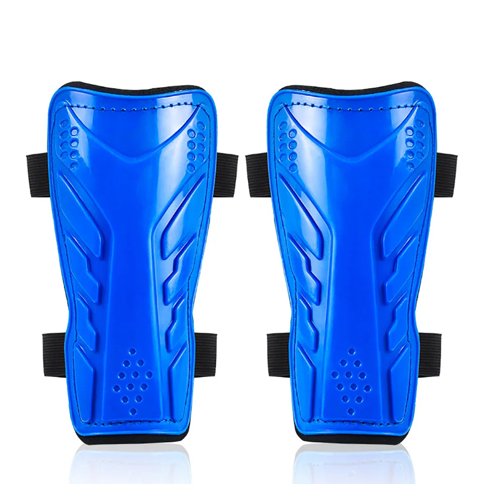Loogdeel 1 Paar Fußball Schienbeinschützer – Schutzschoner für Damen & Herren | Stoßdämpfende Schienbeinschoner für Fußballtraining & Spiel Kaufschwan® Blau L