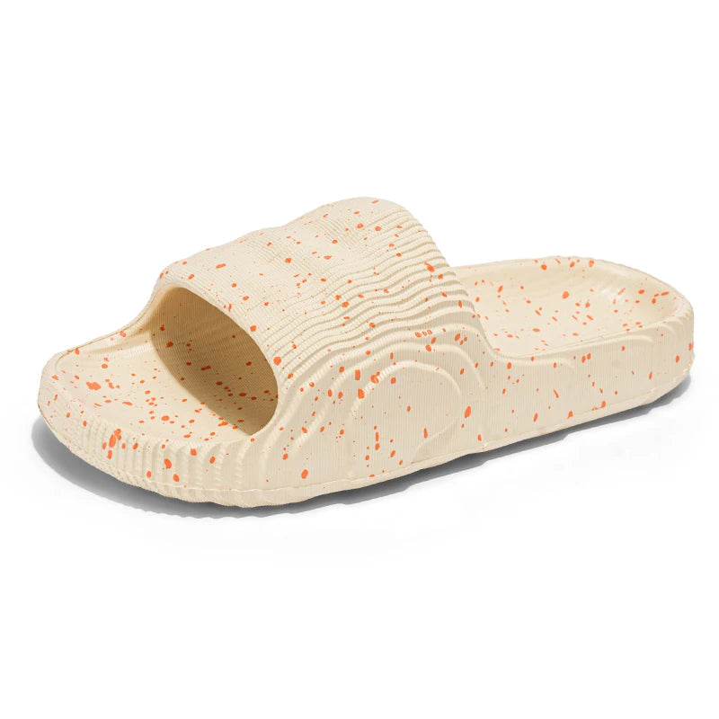 Herren Sommer Flip-Flops für Sport & Zuhause | Outdoor Strandsandalen | Bequeme Freizeitslipper für den Alltag Kaufschwan® Beige 45-46