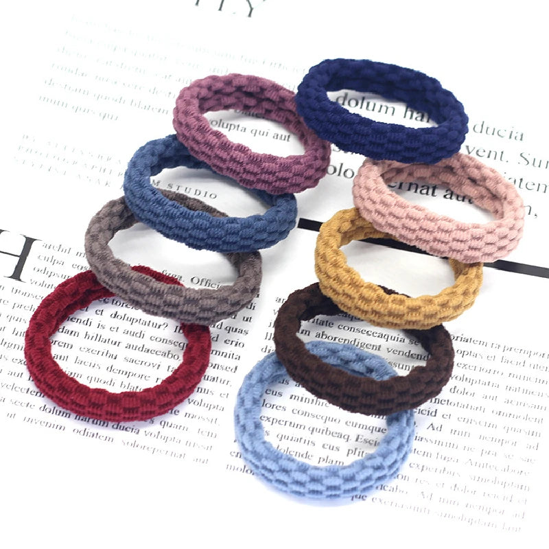 20 Stück Hoch-Elastische Modische Haargummis | Jacquard-Muster Haarbänder | Stilvolle Damen Haaraccessoires Kaufschwan® Set 8 20er Set