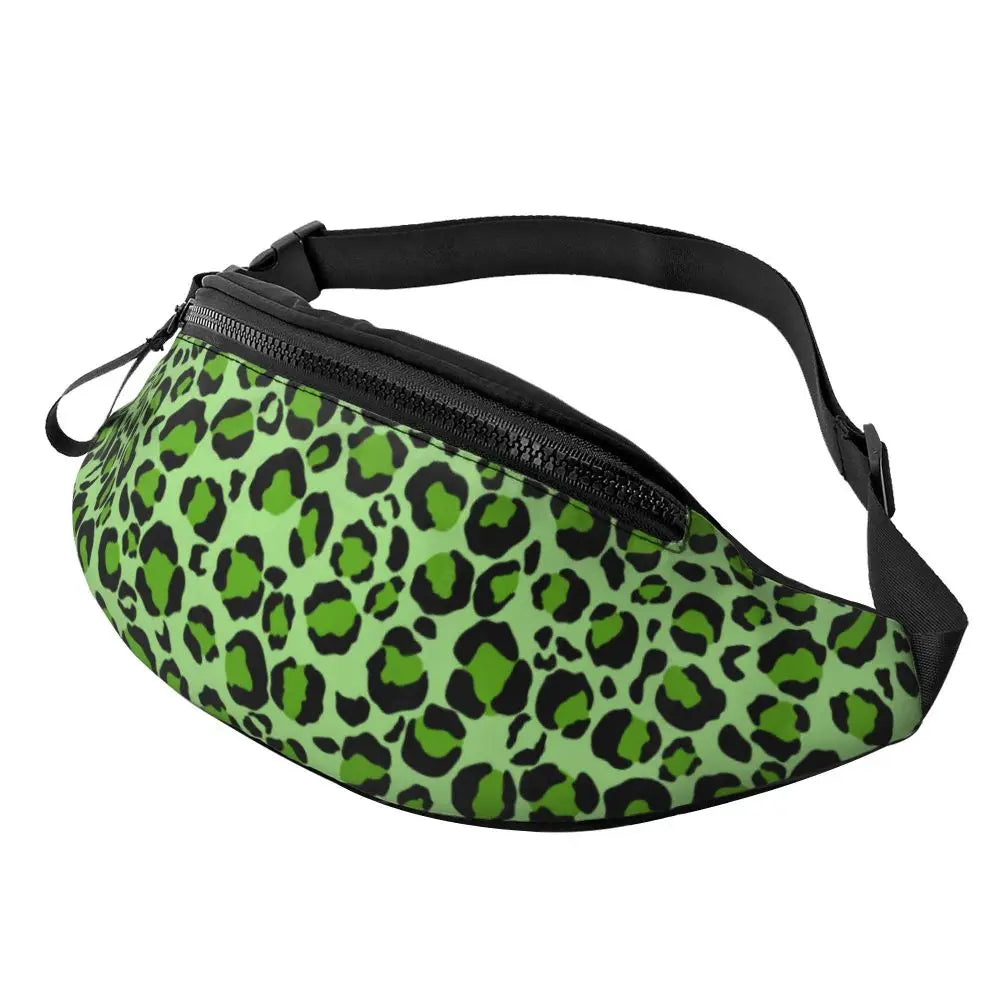 Leopardenmuster Gürteltasche – Unisex Hüfttasche | Cheetah Print Crossbody Bag für Laufen, Reisen & Handy