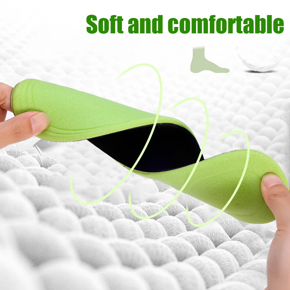 12/2 Stück Weiche Memory Foam Orthopädische Einlegesohlen | Deodorierend & Antibakteriell für Sport & Alltag Kaufschwan®