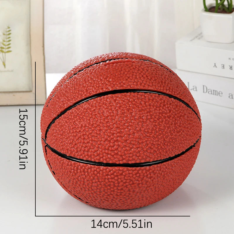 Fußball Sparschwein – Dekorative Münz Sparbox für Schlafzimmer Kaufschwan® Basketball