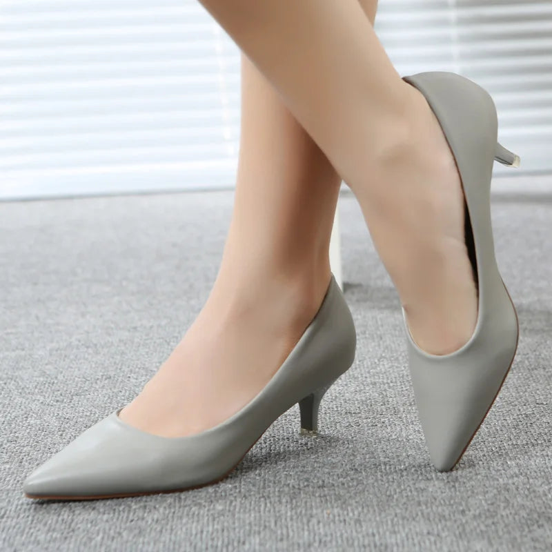Damen Business-Pumps mit 5 cm Absatz – Elegante Spitzenschuhe