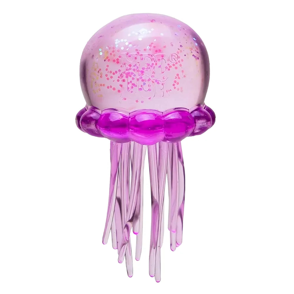 Quallen- & Würfel-Squishy – Weiches Jelly-Knautsch-, Fidget- & Sensorikspielzeug zum Stressabbau für Kinder und Erwachsene Kaufschwan® Qualle - Lila