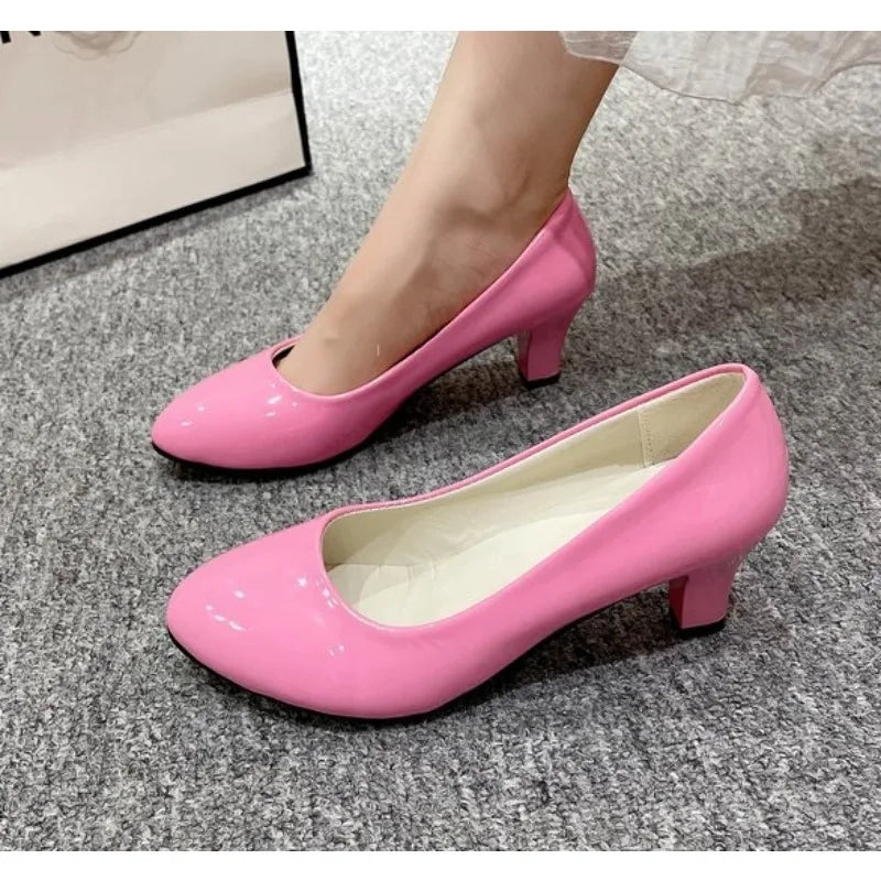 Damen Pumps mit Niedrigem Absatz – Elegante Flache Business-Schuhe | Professionelle Pumps für Büro, Hochzeit & Formelle Anlässe Kaufschwan®