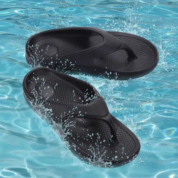 Weiche Orthopädische Damen-Flip-Flops | Sommer-Sandalen mit Fußgewölbeunterstützung | Weiche Erholungsschuhe für Strand & Alltag Kaufschwan®
