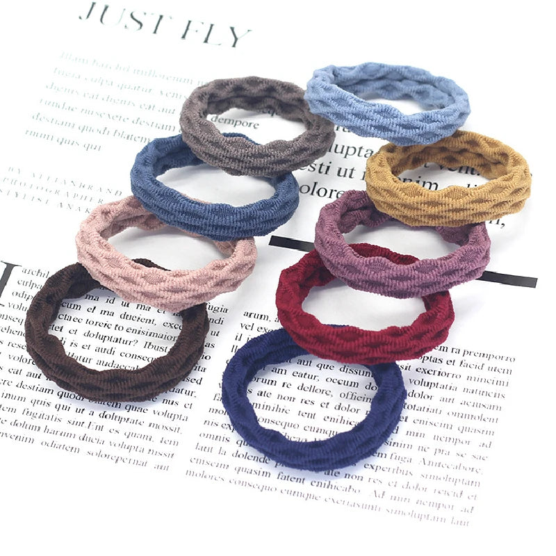 20 Stück Hoch-Elastische Modische Haargummis | Jacquard-Muster Haarbänder | Stilvolle Damen Haaraccessoires Kaufschwan® Set 3 20er Set