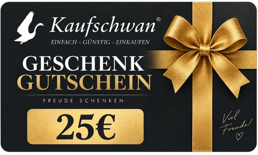 Kaufschwan® Geschenkgutschein – 25 € Kaufschwan®