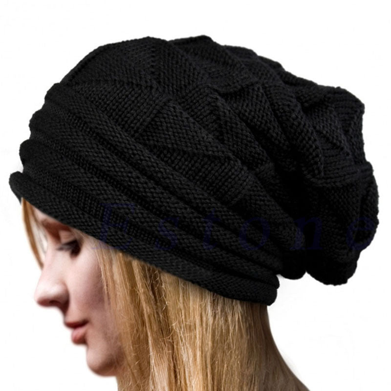 Gestrickte Oversize Baggy Beanie – Warme Wintermütze | Slouchy Wollmütze für Damen & Herren | Ski Skull Cap Kaufschwan®
