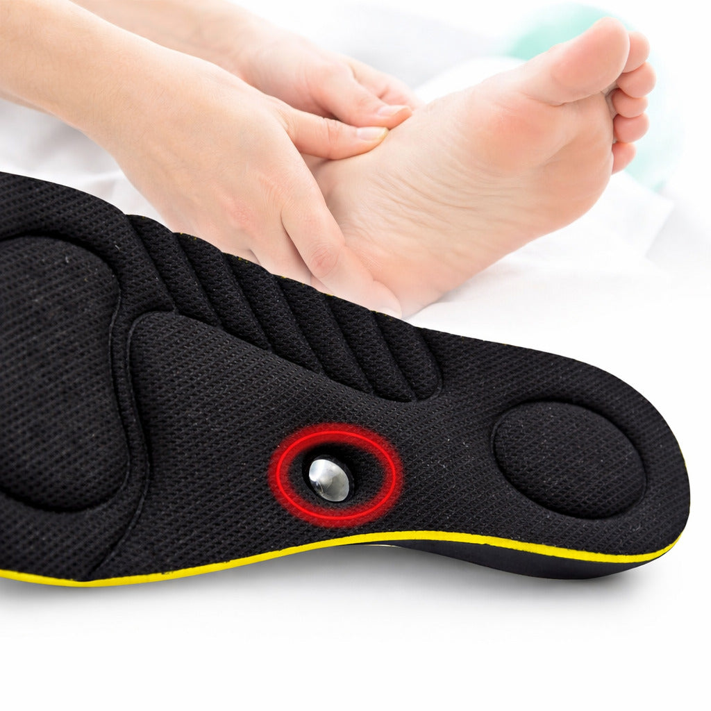 Unsichtbare Einlegesohlen mit Höhenverstärkung (2–5cm) | Magnetische Fersenkissen mit Fußgewölbeunterstützung für Damen & Herren Kaufschwan®