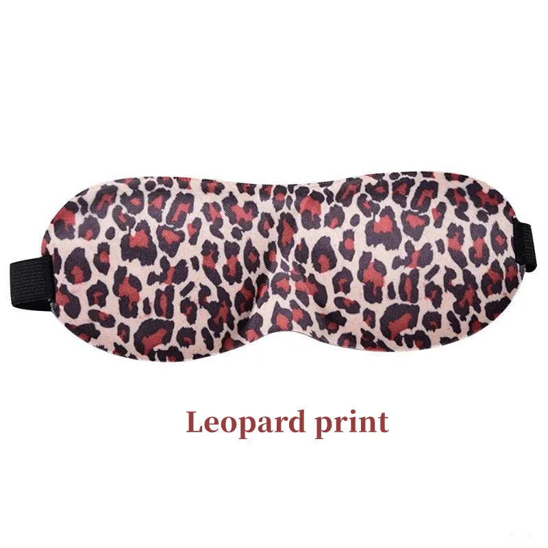3D Schlafmaske Augenklappe | Weiche Gepolsterte Lichtblockierende Schlafmaske | Entspannungs- & Erholungshilfe Kaufschwan® Leopard