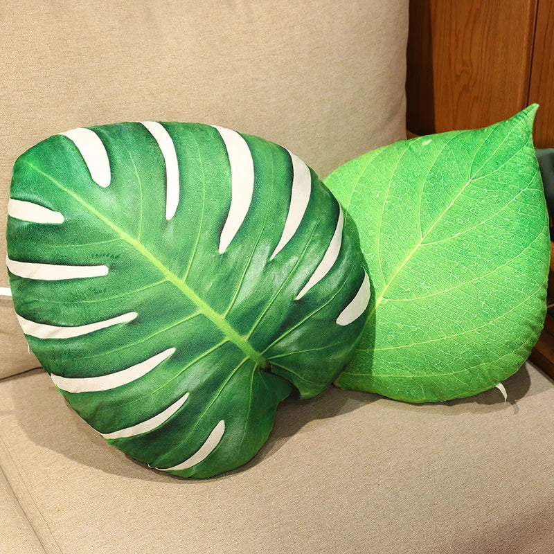Blattförmiges Kissen | Sukkulenten-Blatt Dekokissen | Sofa- & Bettakzent | Wohnkultur für Pflanzen- & Gartenliebhaber Kaufschwan®