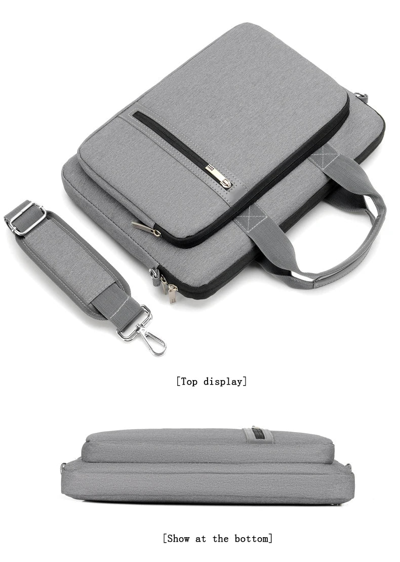 Stoßfeste Laptop Schultertasche & Aktentasche – Tragbare Schutzhülle als Handtasche für MacBook, Redmi, Lenovo & Laptops Kaufschwan®