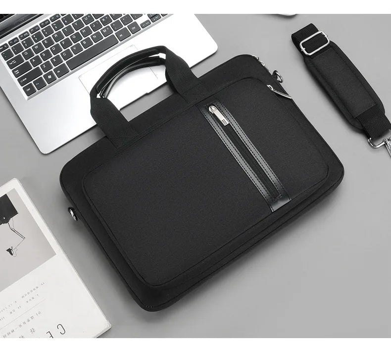 Stoßfeste Laptop Schultertasche & Aktentasche – Tragbare Schutzhülle als Handtasche für MacBook, Redmi, Lenovo & Laptops Kaufschwan®
