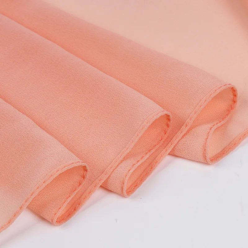 Damen Hijab aus Chiffon – Sofort Tragbares Kopftuch | Einfarbiger Instant Hijab Schal, Arabischer Wrap & Islamischer Schal Kaufschwan®